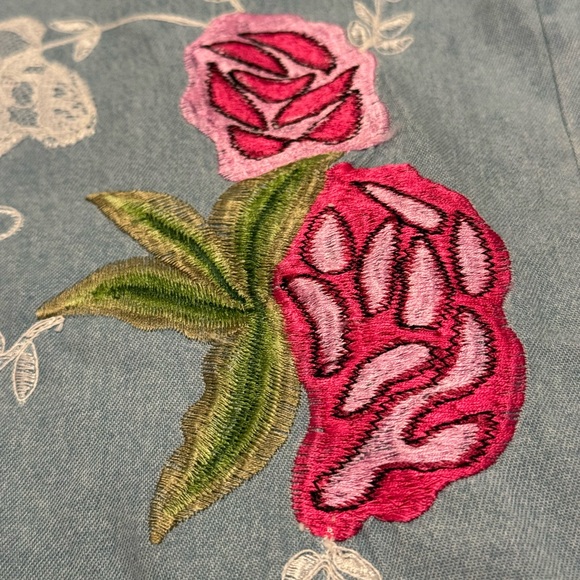 Vintage Drapers +Damon’s button up jacket embroidered lace/floral Size SMALL - Picture 5 of 14